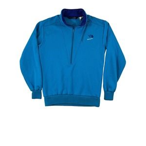 VTG The North Face Extreme Men Blue‎ Pullover 1/4 Zip Sweater Sz M